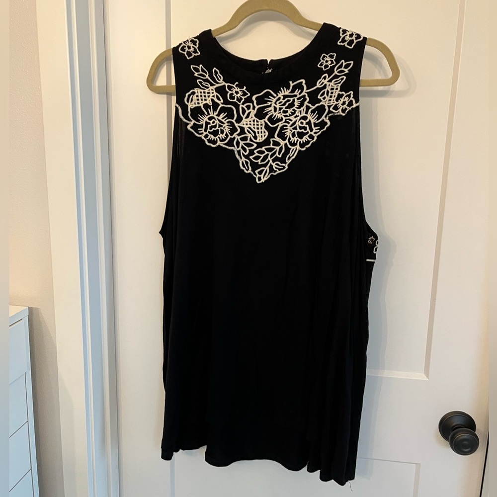 Open back tank
